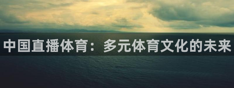 中国直播体育：多元体育文化的未来