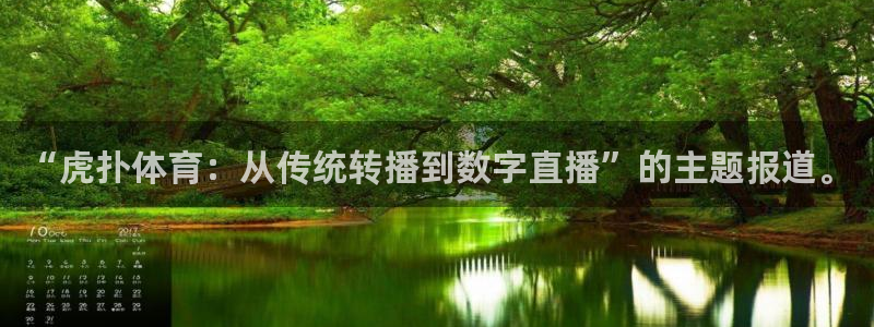“虎扑体育：从传统转播到数字直播”的主题报道。
